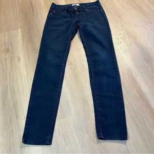 GRG DNM created in Montreal stretch, low rise, straight leg, dark denim, jean